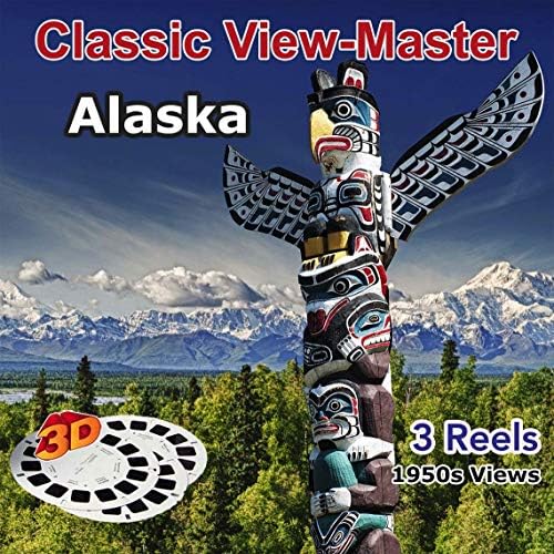 Alaska View-Master - 1950S Juneau, Anchorage, Kecckikan - 3 Classic Vintage 3D role