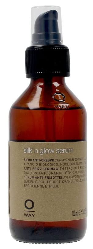 0way silk and glow Serum, Made in Italy, biodinamički sastojci, Silk & amp; Glow Hair Anti-Frizz Shine ulje