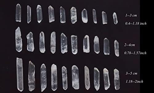 Clear Kvarc Crystal bodovi Prirodni iscjeljivački kristali srušili polirani skupno kamenje za meditaciju
