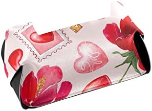 Valentinovo cvijeće tkiva kutija za tkivo pravokutna kožna tkiva držač kutije sa ručkama dokopa za lica za