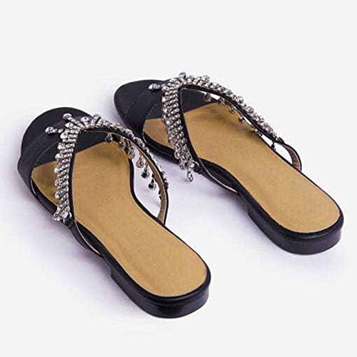 Ženske Slide papuče ljetne kućne papuče za žene ženske japanke cipele na prstima na plaži ravne