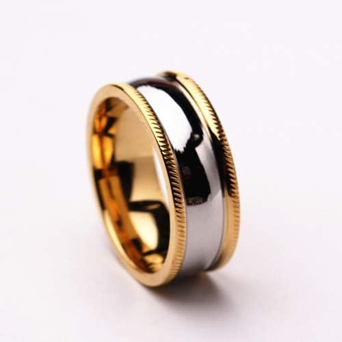 Koleso 8mm prsten vjenčani zaručnički prsten Cool za muškarce i žene-00814