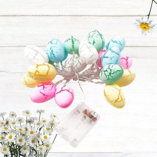 Aboofan Easter Egg Lights Lamp Mini Egg Ornament viseći Privezak za uskršnje festivalske zabave Favor