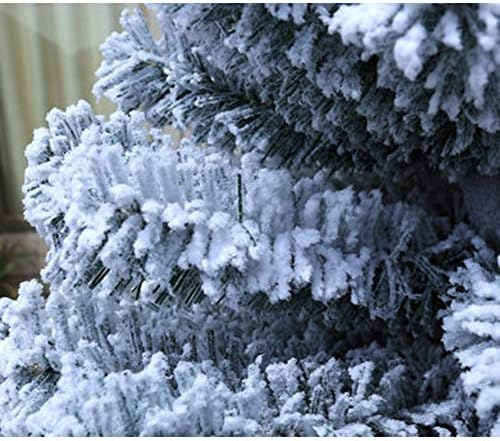 CAIXIN PREMIUM SNOW SNOCKED umjetno božićno drvce, jednostavna montaža čvrsta sezonska sklopiva odmorna