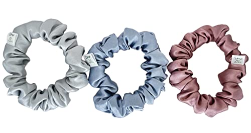 3PACK IPEK Premium Silk Scrunchies, čista i certificirana mulberry Silk. Luxury Anti-nabor & lomljenje