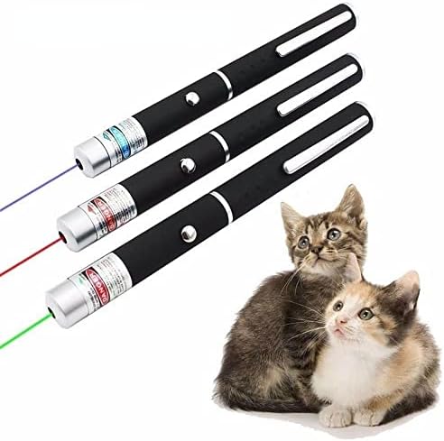 3 paketa mačjih laserskih igračaka za mačke u zatvorenom prostoru Psi mačići USB Lazer olovka dugog