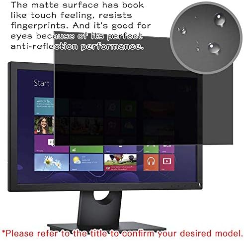 Synvy Zaštita ekrana za privatnost, kompatibilna sa Dell monitorom P2715Q 27 Anti Spy film