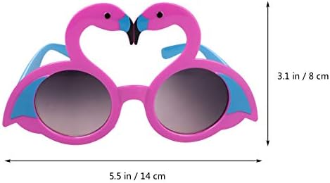2pcs Flamingo Swan Sunčane naočale Funny Cosplay naočale crtane dječje zabave Prop Party očare Dekor