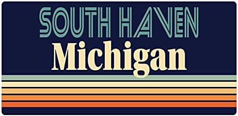 Južni Haven Michigan 2,5 x 1,25-inčni vinilni naljepnica vinil naljepnica Retro dizajn