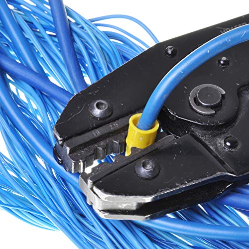 TPC Wire & amp; Cable Corp. 500 Piece 12-10 Gauge Žuti prsten električni žičani terminali razne izolacije…