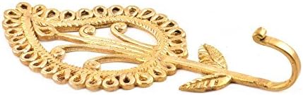 Indijanhelf 6 Pack Ključevi za ključeve Viseće tastere | Gold Vintage kaput kuka | Kuke za mesingane