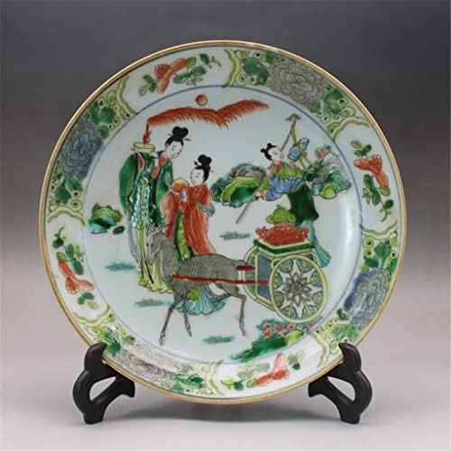 JKUYWX Šarene pastelne karakterne priče Plate Antikna keramika Antikni porculanska kolekcija