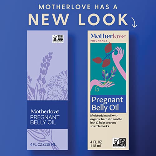 Motherlove trudničko ulje za stomak prirodna hidratantna krema za smirivanje svrbeža kože & spriječiti strije—ne-GMO,