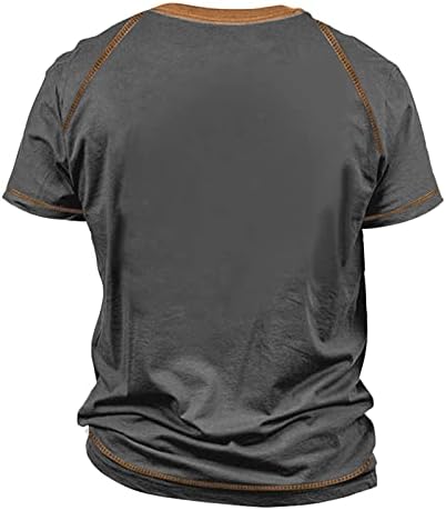 MENS NOVELTY majica s kratkim rukavima Tunic casual sport majica Fahion Slim grafički uzorak bluza