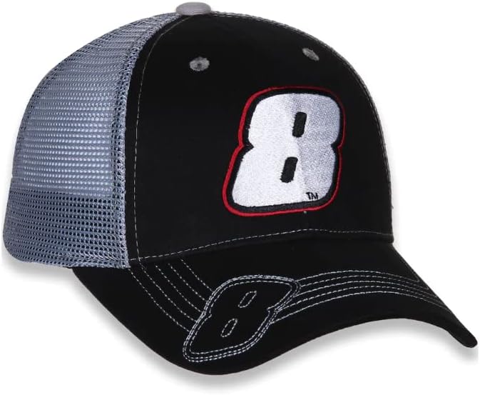 Josh Berry JR Motorsports zvanična timska Odjeća Crna Siva Broj performanse podesivi šešir