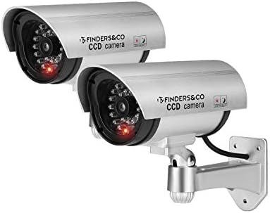 F Finges & Co Lažni sigurnosni fotoaparat, Dummy CCTV nadzorni sistem sa realnim crvenim treptajućim svjetlima