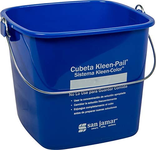 San Jamar Kleen-Kanta® Kanta Za Čišćenje Plastike 6 Litara Plava