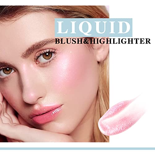 NewBang Shimmer Liquid Blush Beauty Wand face Rouge za obraze Silky Smooth lagani Blendable Glowing