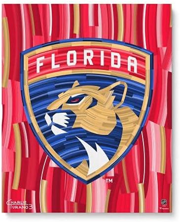 Florida Panthers 16 x 20 ukrašeni giclee print Charlie Turano III - Original NHL Art and Prints