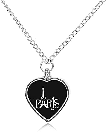 Paris Eiffelov toranj pet spomen ogrlica Pet kremiranje nakit za pepeo urna ogrlica privjesak za uspomenu jedna