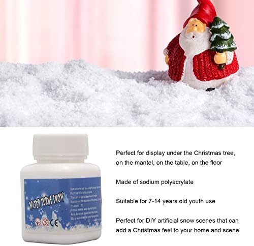AMONIDA umjetni snijeg, 65g umjetni Snježni prah natrijum poliakrilat praktično za dom