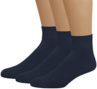 Klasični ženski dijabetični nevezni gležnjače pamučne čarape 3-pakovanje