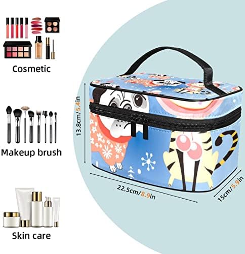 Yoyoamoy Travel Makeup Torba, vodootporna kozmetička toaletska torba sa ručkom, velika šminka za teen