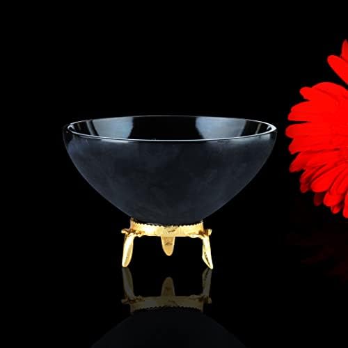 Crna tormalina Crystal - Kristalna posuda za punjenje - Kristalna zdjela za kamenje - duhovne predmete