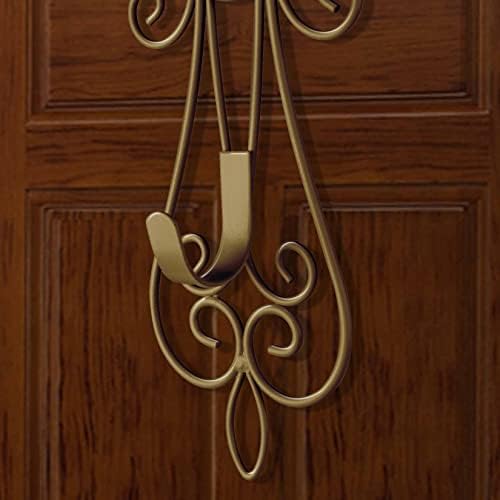 NXTOP venski vešalica za ulazna vrata, božićni ukras metal preko kuke na vratima, antički dizajn za pomicanje