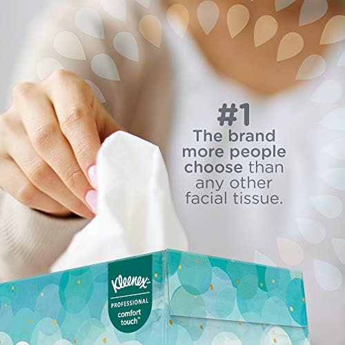 Kleenex Professional facial Tissue for Business, Flat Tissue box, 36 Box / Case, 100 tissue