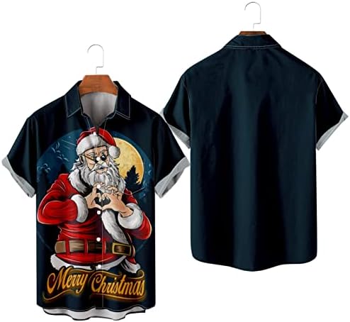 ZDFER božićne mašcepke spuštene majice kratkih rukava, smiješna Xmas grafička košulja za kuglanje