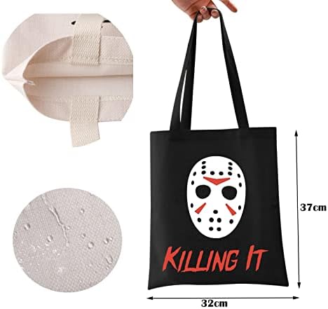 ZJXHPO horor film inspirisan poklon Killing it horor film Lover zipper torbica torba za šminkanje horor film
