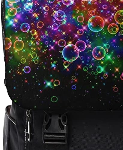 Unisex casual raketa ruksaka Rainbow Bubbles