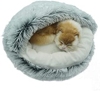 Zima 2 u 1 okrugli krevet Stil 6 - Kut za pse - Mat jastuk Krevet za pas Mačji kućni ljubimci