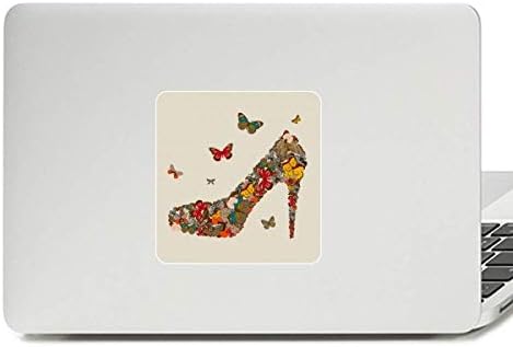 Leptir i cipele visoke pete Decal Vinil Paster Laptop naljepnica za laptop
