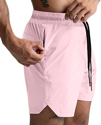 Atletski kratke hlače za muškarce 5 inča u boji u boji čvrste trke Dukseve Ljetne kratke hlače