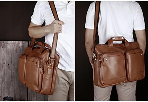 LIRUXUN Biznis aktovka Muška poslovna torbica uredske torbe za laptop messenger torba
