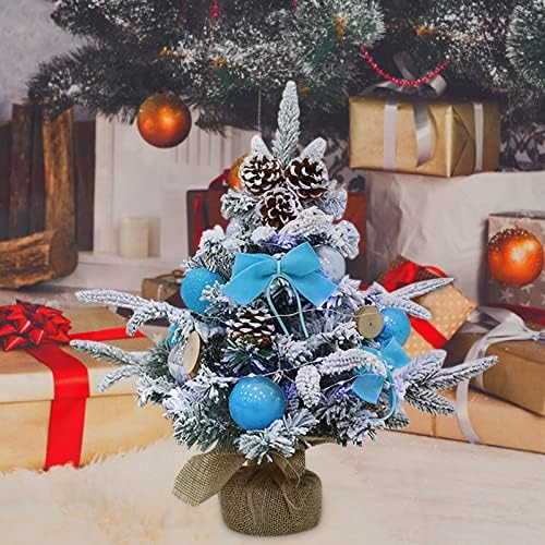 Desktop mini božićno stablo umjetno božićno stablo mini božićno drvce sa ukrasima divovski ukras