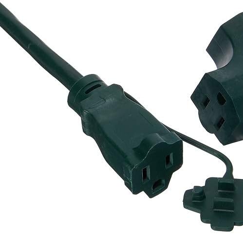 Sun Joe Pjeext25Mo-Grn 25 'Zatvoreni + vanjski višestruki produžni kabel sa adapterom za povezivanje kabla,