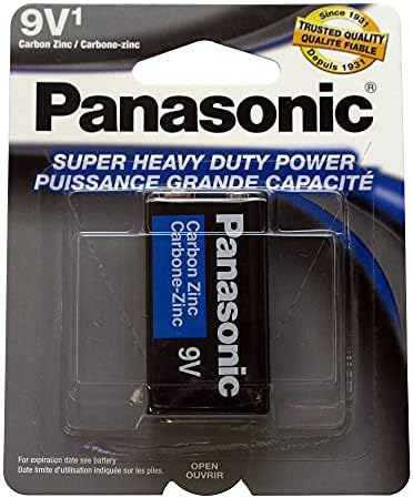 1kom veličine 9V Panasonic baterije Super snaga za teške uslove rada cink ugljik