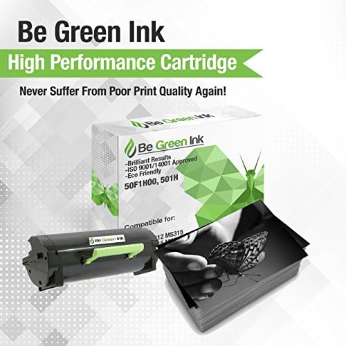 Be Green Ink 50f1h00 501h Toner kertridž kompatibilan zamjena sa Lexmark MS310dn MS312dn MS315dn