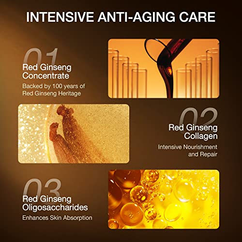 DONGINBI Red Ginseng Power Repair Essential Softener-Anti-Aging, Skin zatezanje & amp; hidratantna krema protiv