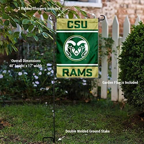Colorado State Rams Garden Zastava i Sjedinjene Američke Države Standardni nosač