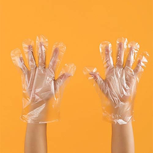 Firsmat Food Grade pe Diposable Gloves Super Thick clear color Gloves for Catering Beauty housework