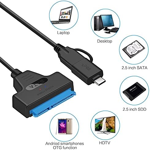 Konektori USB 3.0 USB C do SATA kabla Easy Drive Line hard disk Produžni kabl Adapter brže brzine pisanja