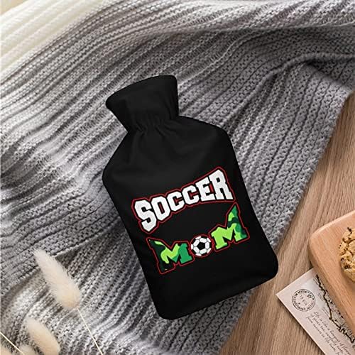 Fudbalska mama 1000ml gumena flaša za toplu vodu sa plišanim poklopcem topla torba za ubrizgavanje hladna