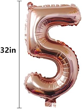 Broj 75 Baloni 32-inčni digitalni balon abeceda 75 rođendan baloni Digit 75 Helijum baloni Veliki