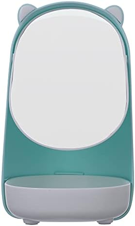 Vorcool Makeup Vanity ogledalo slatko okretno ogledalo u obliku Pande prenosivo stolno kozmetičko kompaktno