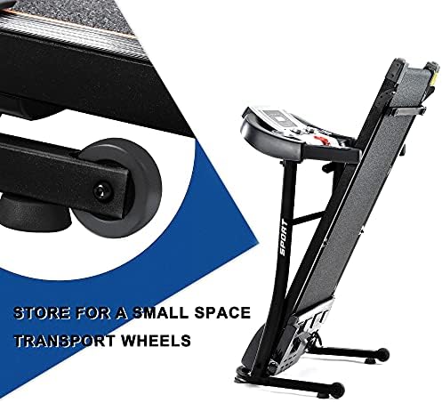Treadmill sa nagibom električne trake za trčanje za bicikl za kućnu preklopnu transportnu unutrašnju
