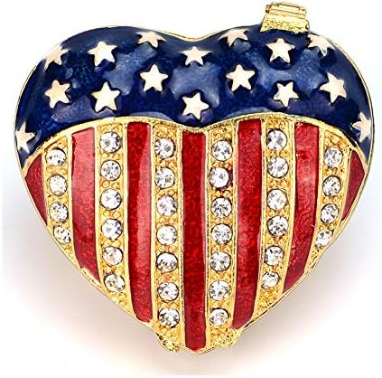 Furuida Love Heart nakit TRINKET BOX HINGED AMERICAN CLASSIC CLASSIC Domaći dekor Poklon za Majčin